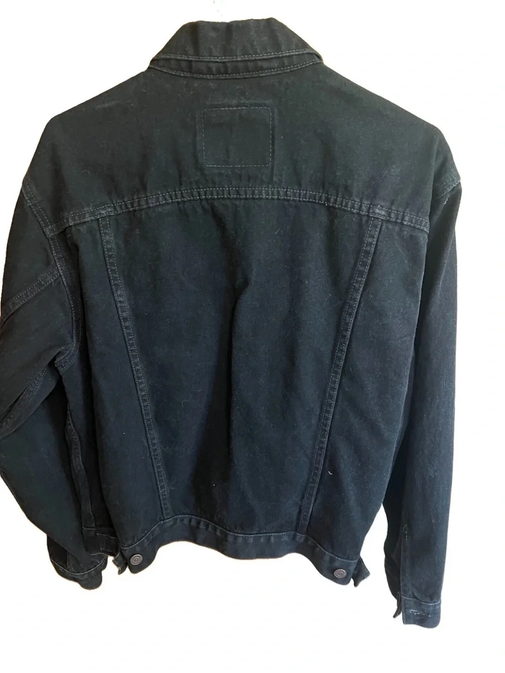 Levi's 70507 0260 Black Denim Trucker Jacket Men's Size M (Roomy)